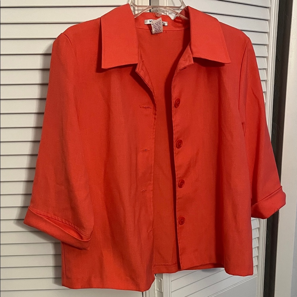 Mariani Women's 5 Button-Up Jacket Top SZ Medium